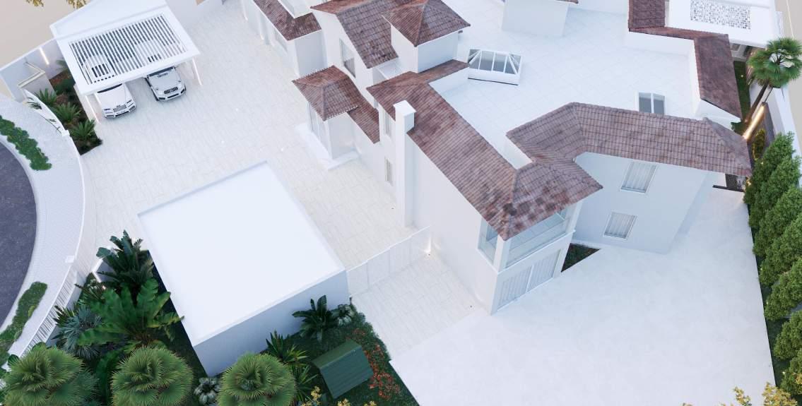 Villa garden and pergola, Arabian Ranches, Dubai — by Vocus Design & Build