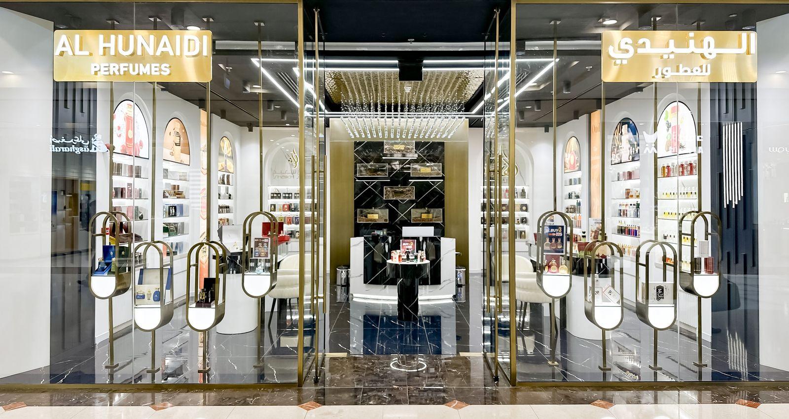 Al Hunaidi Perfumes, Deira City Centre, Dubai — retail fit-out by Vocus Design & Build