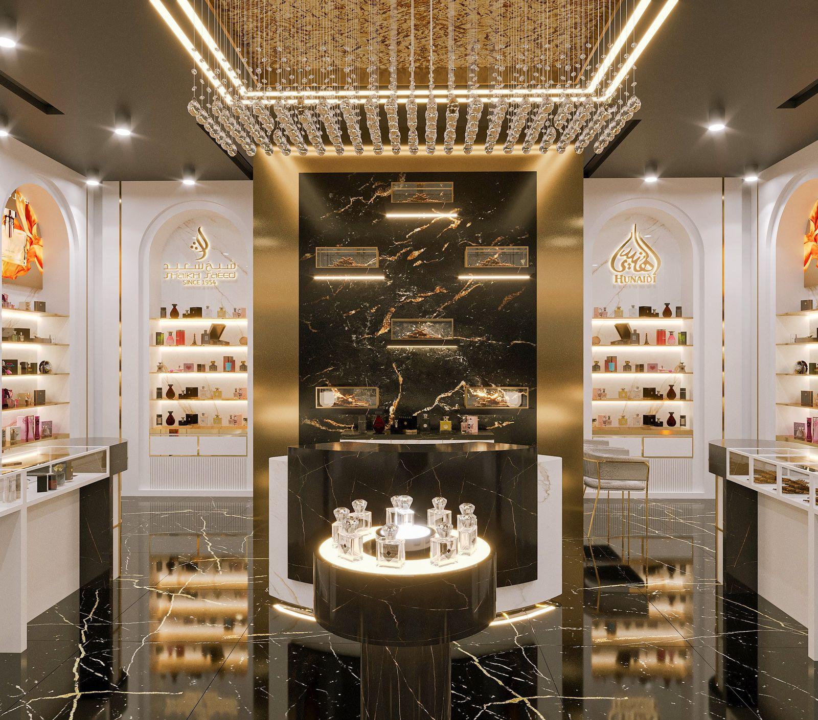 Al Hunaidi Perfumes, Deira City Centre, Dubai — retail fit-out by Vocus Design & Build (view 5)