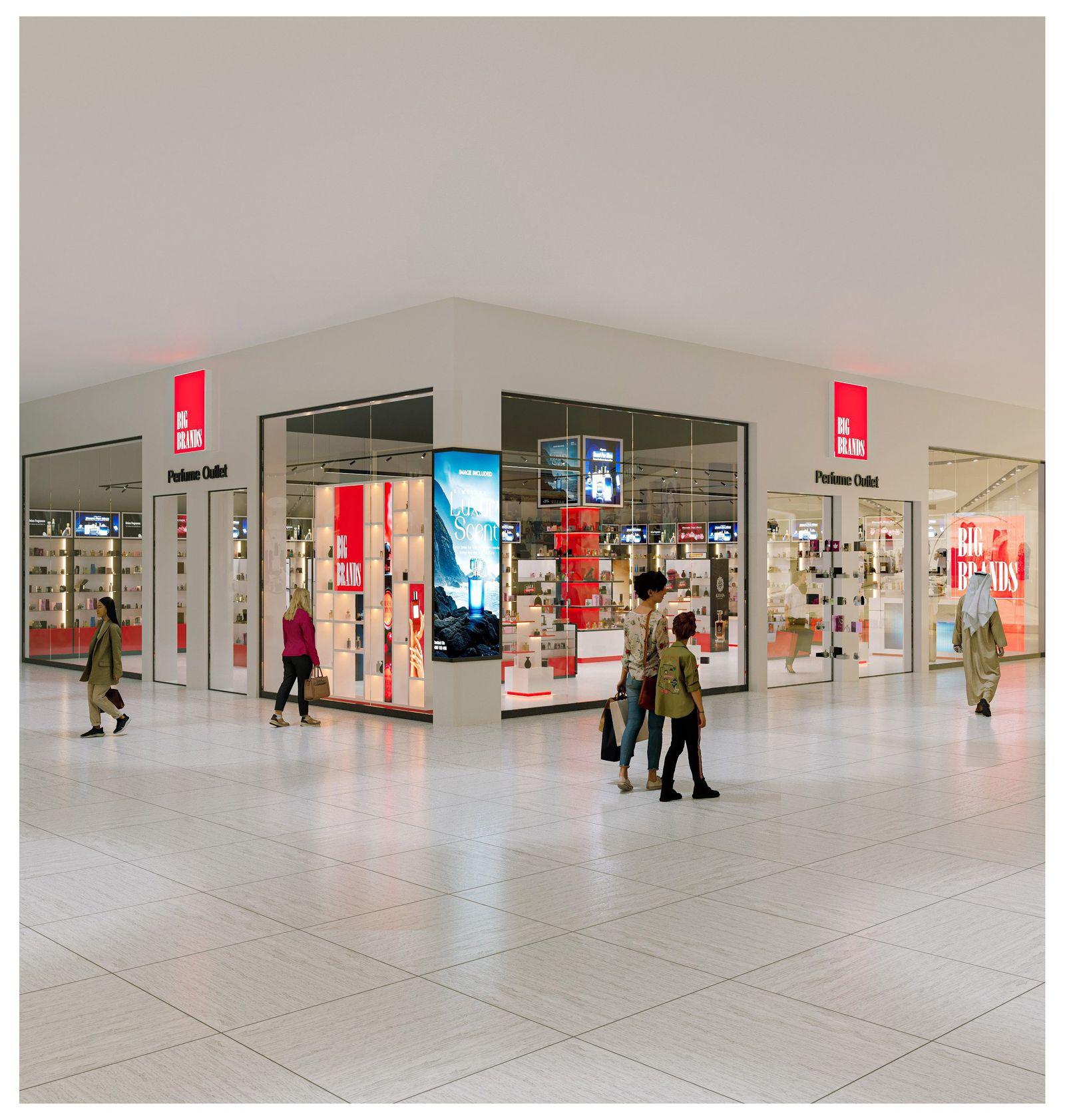 Big Brands, Dubai — retail design concept by Vocus Design & Build (view 2)