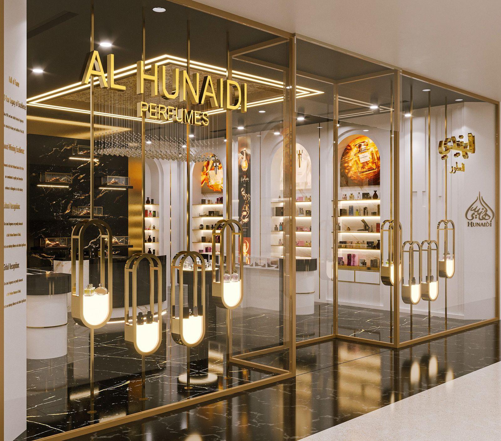 Al Hunaidi Perfumes, Deira City Centre, Dubai — retail fit-out by Vocus Design & Build (view 3)