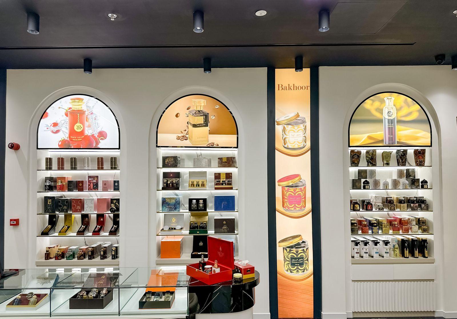 Al Hunaidi Perfumes, Deira City Centre, Dubai — retail fit-out by Vocus Design & Build (view 6)